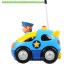 RC Romote Cute Cartoon Police Car Model Car Toy with Sound and Light Effect