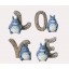 Love Letters Totoro Figure Toy Artware ZH173-5 -- Mushroom