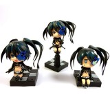 Wholesale - Black Hair Hatsune Miku Figure Toys with Standing Board 3pcs/Lot 10cm/3.9inch
