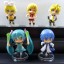 Hatsune Miku Figure Toys with Standing Board 5pcs/Lot 6cm/2.4inch