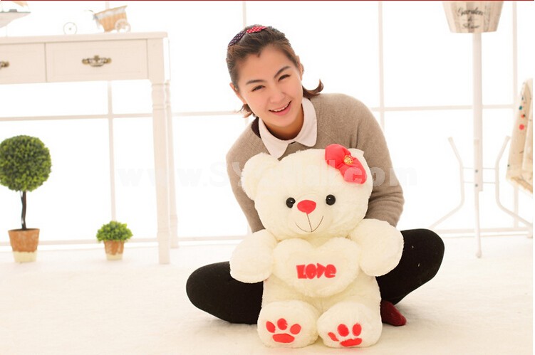 Sound Control Love Bear with Light Effect Plush Toy 65cm/25.6inch