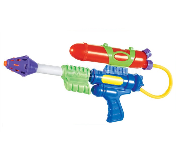 Plastic Water Gun Hand Pull Water Pistol Water Blaster 663