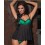 Lady Sexy Lingerie Set with G-string Tulle Transparent Nightwear 3036
