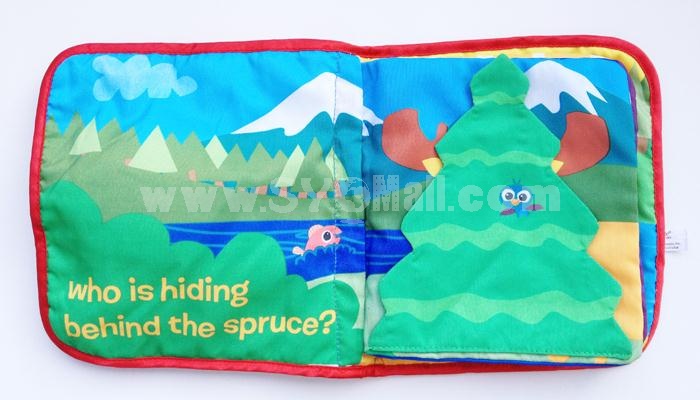 Lmaze Cloth Book Soft Book -- Peek-a-Boo Forest