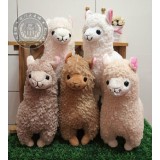 Wholesale - Cute Alpaca Plush Toy Llama Stuffed Animal Kids Doll 23cm/9inch 5pcs/Lot 