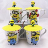 Wholesale - The Minions Despicable Me 2 Ceramic Mug Cup with Silicone Lid