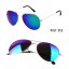 Retro Mirror Aviator Sunglasses with Spectacle Case 9767