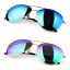 Retro Mirror Aviator Polarized Sunglasses with Spectacle Case 0101