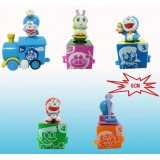 Wholesale - Train Doraemon Figures Toys Set 6cm/2.4" 5pcs/Kit