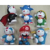 Wholesale - Cosplay Doraemon Figures Toys 6pcs/Kit 8cm/3.1"
