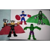 wholesale - The Avengers Captain American Thou Figures Toys 6cm/2.4" 4pcs/Kit