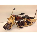 Wholesale - Handmade Wooden Decorative Home Accessory Vintage Motorcycle Classic Motorcycle Model 1002