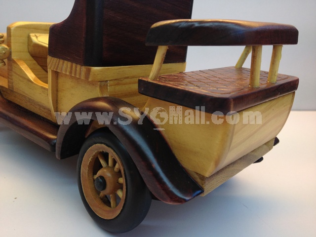 Handmade Wooden Decorative Home Accessory Vintage Car Classic Car Model 2005