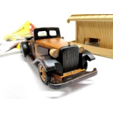 Wholesale - Handmade Wooden Decorative Home Accessory Roadster with Metal Decoration Vintage Car Classic Car Model 2009