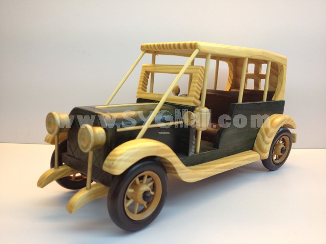 Handmade Wooden Decorative Home Accessory Vintage Car Classic Car Model 2018