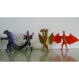 Wholesale - Godzilla Figure Toy Vinyl Toy 11cm/4.3" 4pcs/Lot