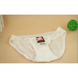 Wholesale - Lady Middle Waist Solid Color Emboidery Underwear (2348K)