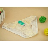 Wholesale - Lady Bodyfit Cotton Solid Color Emboidery Underwear (8026K)