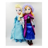 wholesale - 2Pcs Set Frozen Plush Toy Anna & Elsa Figure Doll 40cm/15.7"