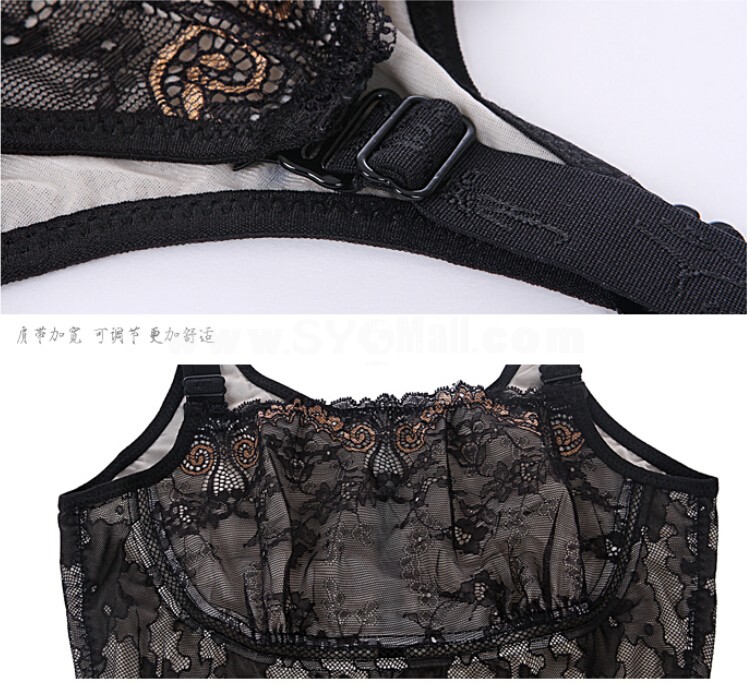 Black Lace Tummy Control Shapewear Corset 8906