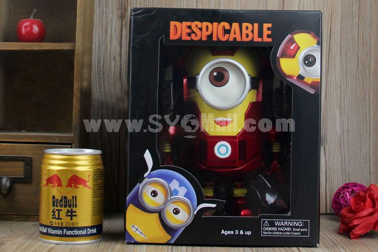 Iron Man Minions Despicable Me Figure Toy 20cm/7.9inch