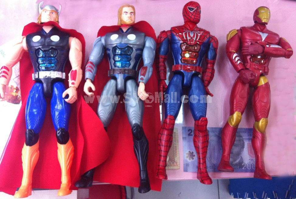 Marvel Captain American 8 Figures Toys 8pcs/Set 28cm/11.0inch