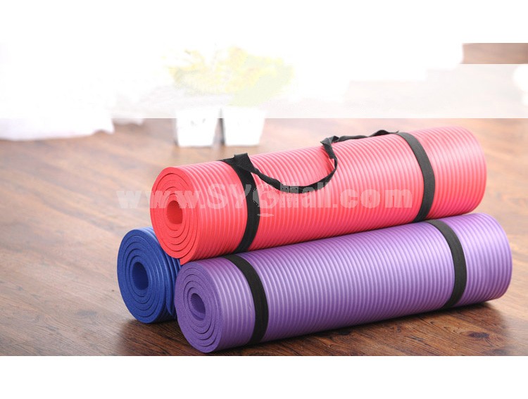 10mm Extra-thick  Moistureproof Single Yoga Mat for Beginners Fitness Blanket