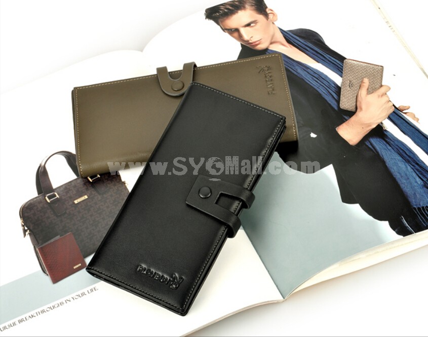 Play Boy Men's Long Leather Wallet Purse Notecase 3661/4491