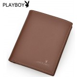Wholesale - Playboy Men's Short Leather Wallet Purse Notecase PAA1552-11