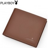 Wholesale - Playboy Men's Short Leather Wallet Purse Notecase PAA1553-11