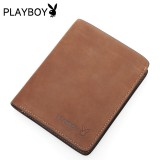 Wholesale - Playboy Men's Short Leather Wallet Purse Notecase JAA0442-11