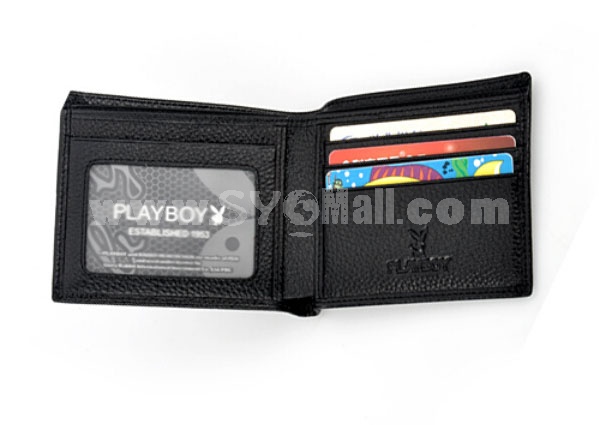 Playboy Men's Short Leather Wallet Purse Notecase PAA2984-11