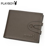 Wholesale - Playboy Men's Short Leather Wallet Purse Notecase PAA4497-11