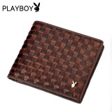 Wholesale - Playboy Men's Short Leather Wallet Purse Notecase PAA2683-11