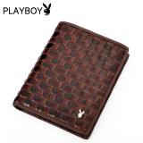 Wholesale - Playboy Men's Short Leather Wallet Purse Notecase PAA2682-11
