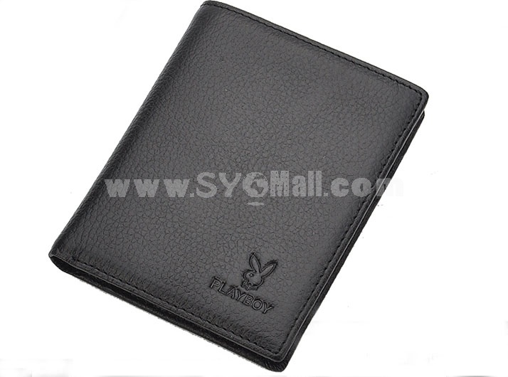 Playboy Men's Short Leather Wallet Purse Notecase 0432