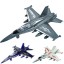 Diecast Metal Fighter Plane Model Aircraft Model with Sound & Light Effect F-18