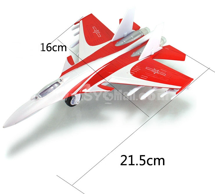Diecast Metal Fighter Plane Model Aircraft Model with Sound & Light Effect F-15