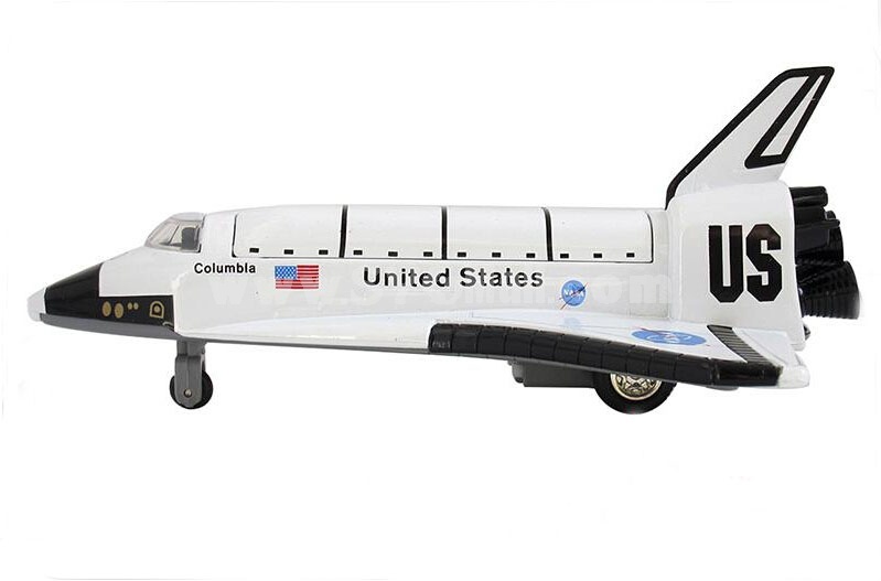 Diecast Metal Fighter Plane Model Aircraft Model with Sound & Light Effect Columbia Shuttle