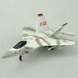 wholesale - Diecast Metal Fighter Plane Model Aircraft Model with Sound & Light Effect F-22