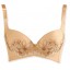 Flora Embroidery Lace Adjustable Deep V Extra Gather & Push up Bra