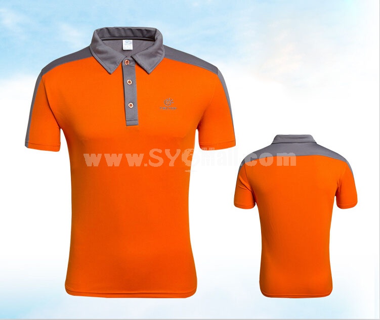 Men Breathable Light Quick-Dry Short Sleeve Polo Shirt 3045