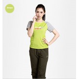 Wholesale - Women Breathable Sun Protection Clothing Quick-Dry Short Sleeve Shirt 3066