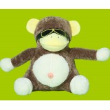 Wholesale - Cool Spactacles Monkey Plush Toy 28cm/11.0"