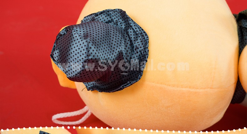 Cute Little Yellow Chick SimSimi Plush Toy 44cm/17.3" -- Blue