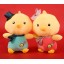 Cute Lovers Little Yellow Chick SimSimi Plush Toy 44cm/17.3" 2pcs/Lot