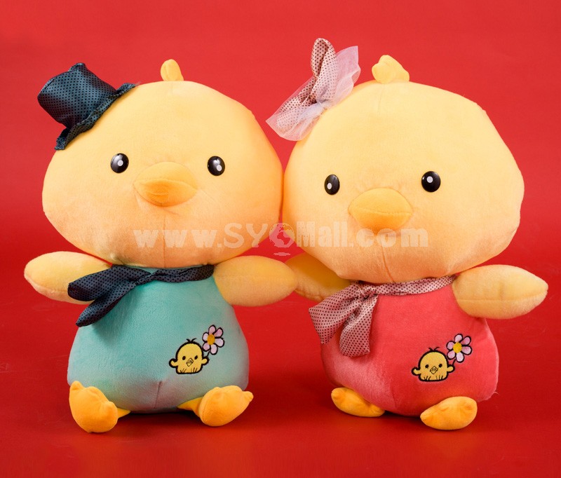 Cute Lovers Little Yellow Chick SimSimi Plush Toy 44cm/17.3" 2pcs/Lot