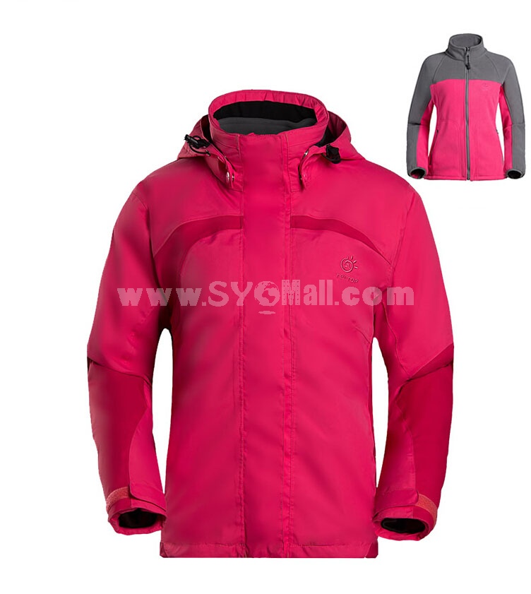 Women Professional Mountaineering Jacket WITH Fleece Inner Outdoor Clothing MCFY05/01