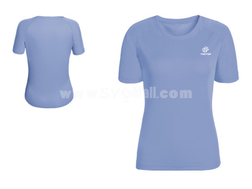 Women Breathable Lightweight Quick-Dry Short Sleeve T-shirt Outdoor Clothing TS3044