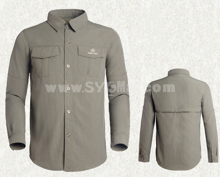 Men Quick-Dry Long Sleeve Shirt Outdoor Clothing SL3029